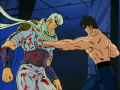 Ryuga defeated by Kenshiro ‎