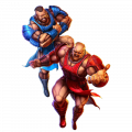 The Harn Brothers in Hokuto no Ken: Legends ReVIVE (illustration)