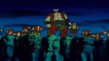 The gang watches Kenshiro and Rei from the clifftops