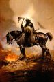 Frank Frazetta's Death Dealer, likely inspiration for Raoh